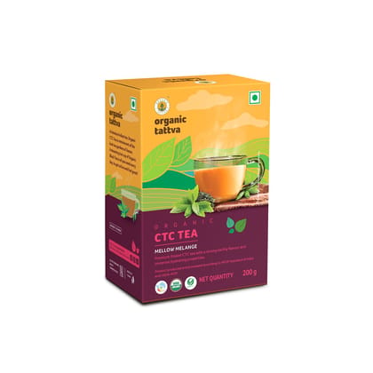 Organic Tattva Organic CTC Tea - 200g x Pack of 1 Organic Tattva Organic CTC Tea - 200g x Pack of 1
