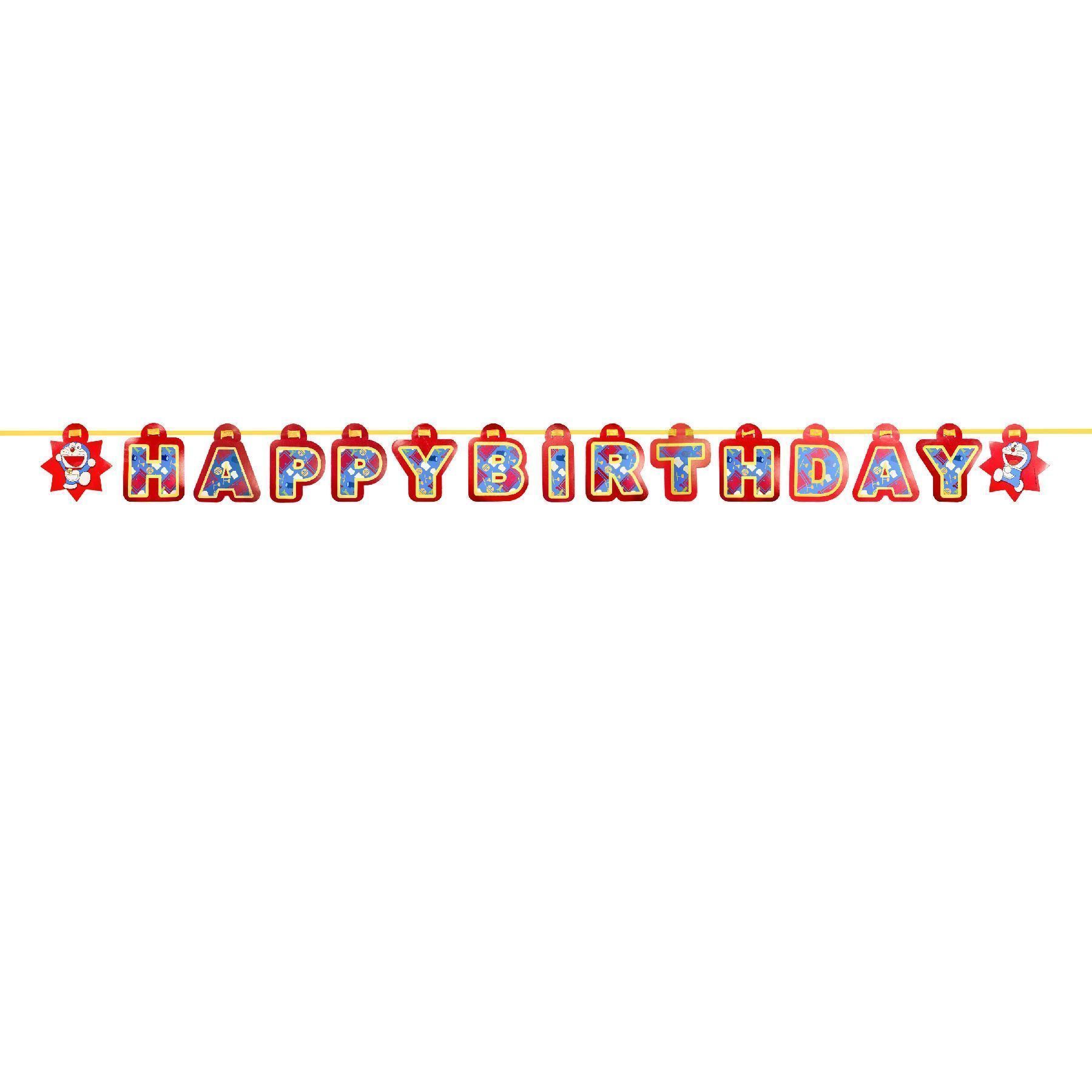 Wanna Party Doraemon Letter Banner