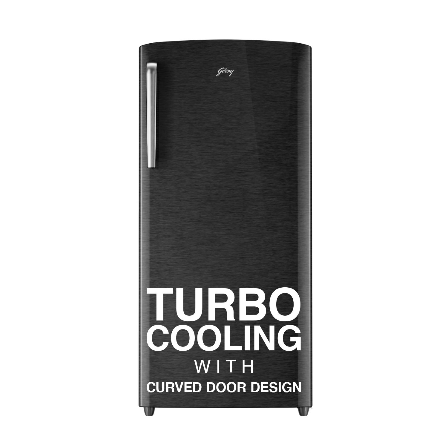 Godrej 194 L 5 Star Turbo Cooling Technology Ensuring Faster Cooling Direct Cool Single Door Refrigerator With Advanced Inverter Technology (RD EMARVEL 215E THI FS ST, Fossil Steel)