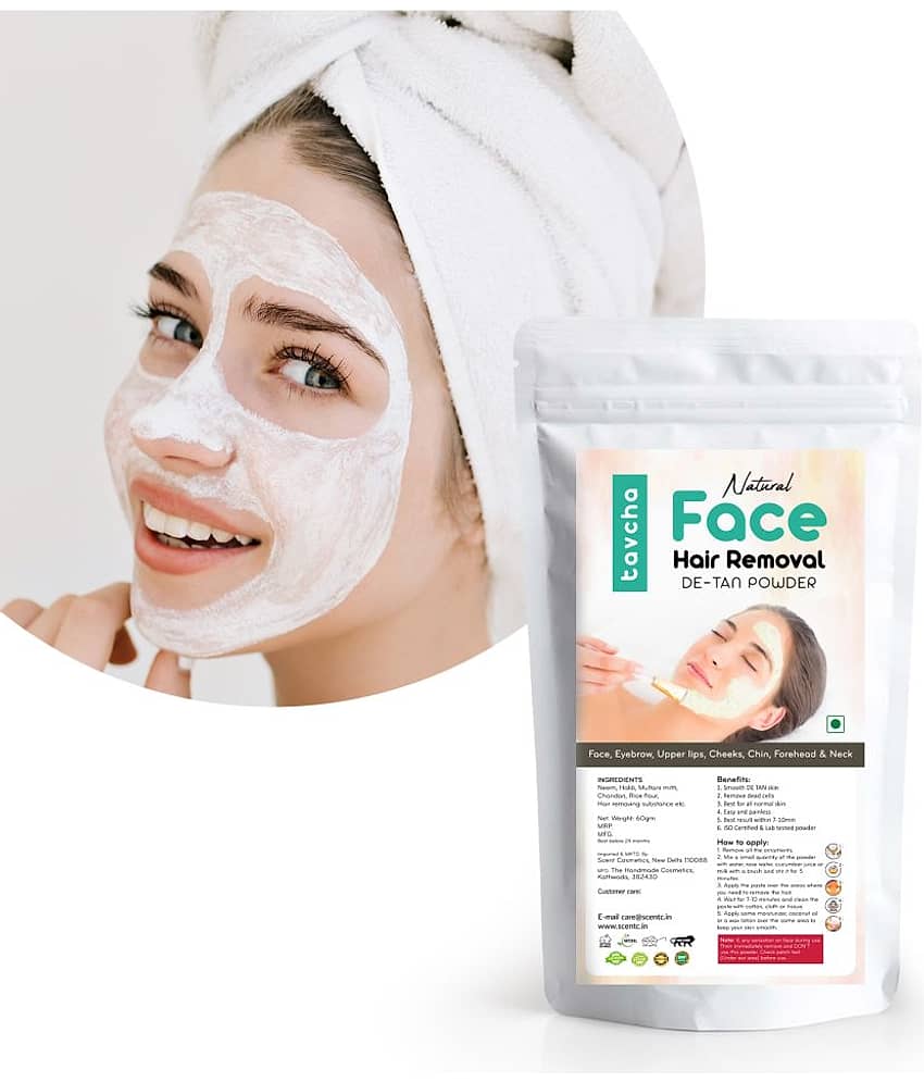tavcha Organic Hair Removal Powder for Men & Women 60 ( Pack of 1 )