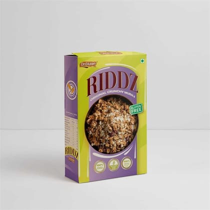 DR GLUTEN RIDDZ ORIGINAL CRUNCHY MUESLI