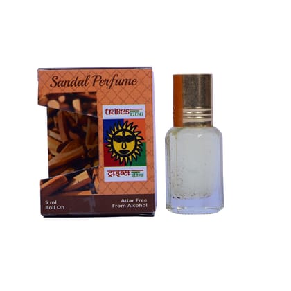 Mysore Sandal Attar Perfume (5 ml) (1TGADCTKA04010-Sandal)