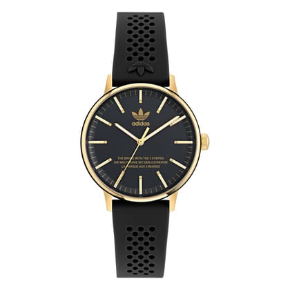 Adidas Originals Black Dial Unisex Analog Watch - AOSY23524-Black
