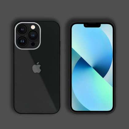 iPhone 13 Pro Aqua Glass Camera Protector Case-Black