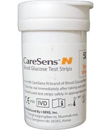 Caresens N Bloodglucose Test Strips 50 Test Strips