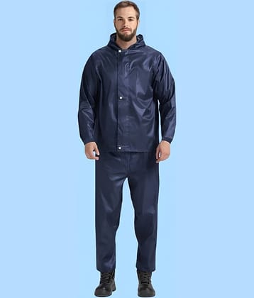 PP Kurtis Navy Polyester Men's Rain Suit ( Pack of 1 )