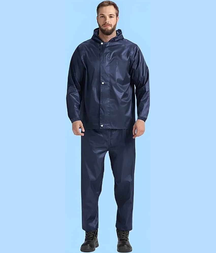 PP Kurtis Navy Polyester Men's Rain Suit ( Pack of 1 )