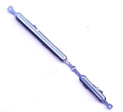 External Outer Power Volume Buttons Side Keys for Tecno POP 4 Air BC1 Silver