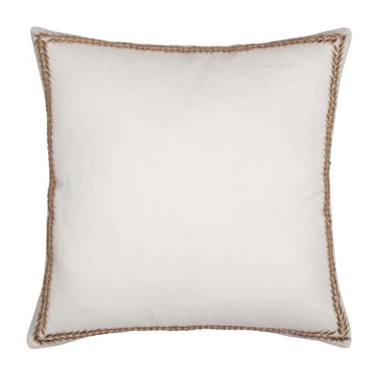 Chanderi Gota Patti Cushion Cover 16x16 Pack of 1