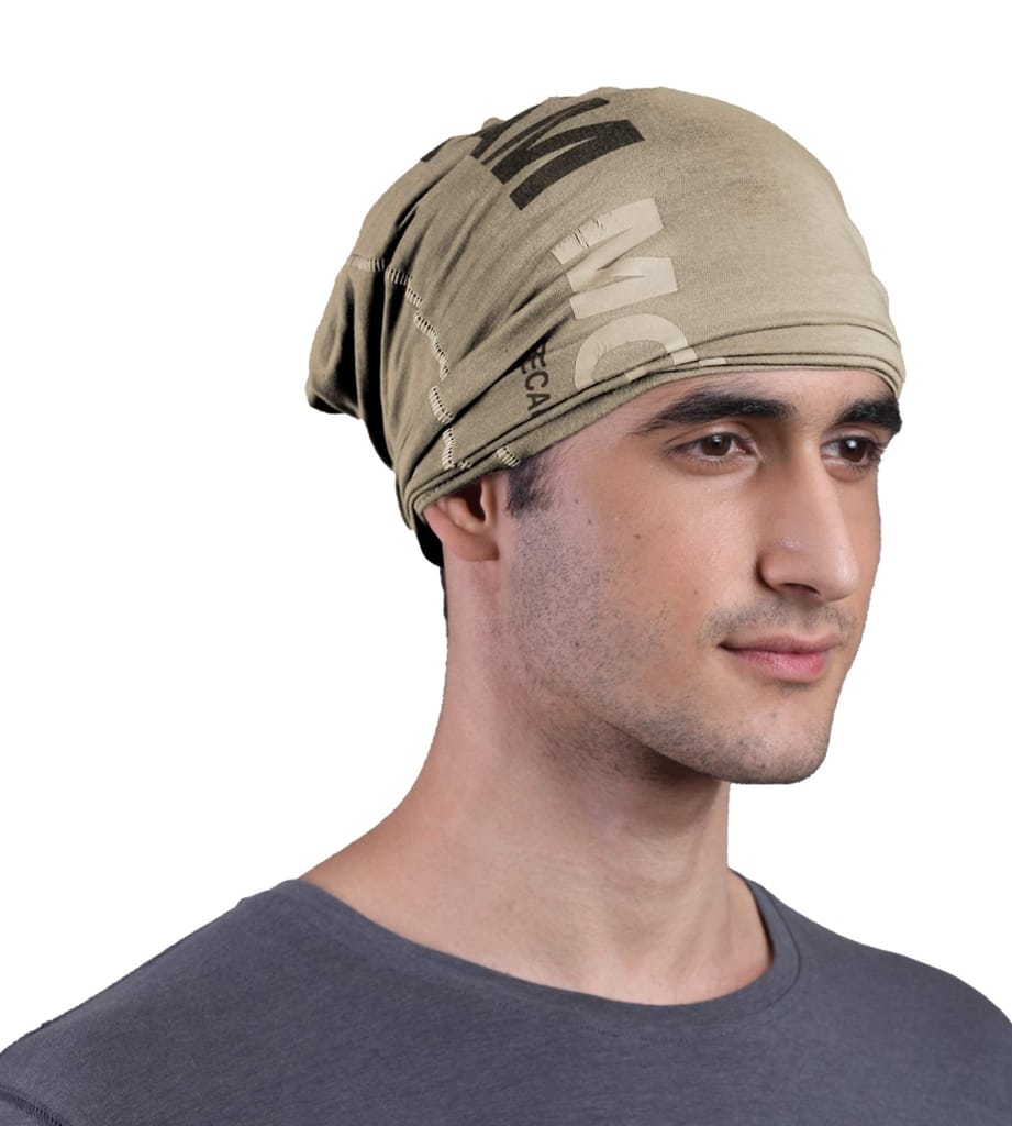 FREECULTR Unisex Bamboo Bandana, Anti Microbial Super Soft & Comfort Fit, Breathable Multipurpose Headband - Printed Pack of 3-Beach Sand,Pastle Peach,White