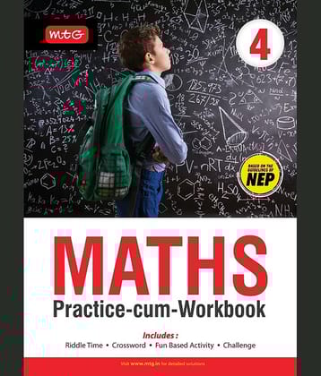 Class 4-Maths Practice-cum-Workbook with NEP Guidelines