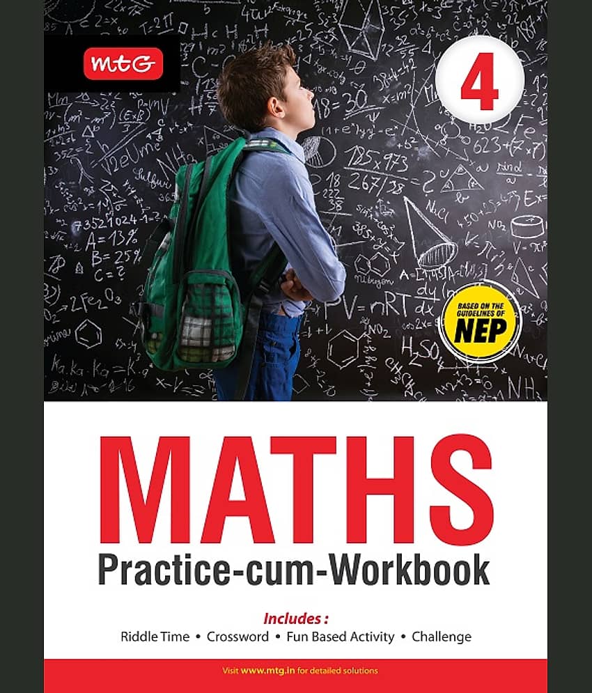 Class 4-Maths Practice-cum-Workbook with NEP Guidelines