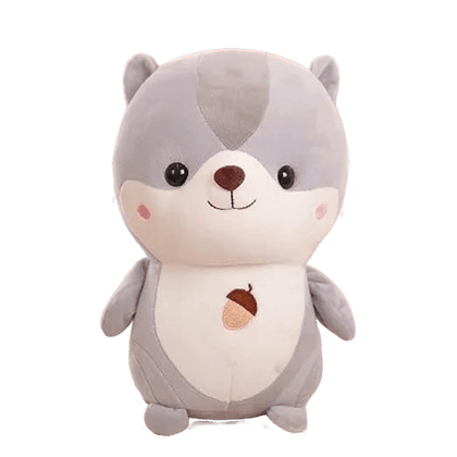 A Little Swag Chubby Baby Squirrel Soft Toys 25 cm, Plush Animal Figure Stuffed Teddy Bear for Girls, Boys, Kids, Birthday Gift, Home Decor_assorted colour