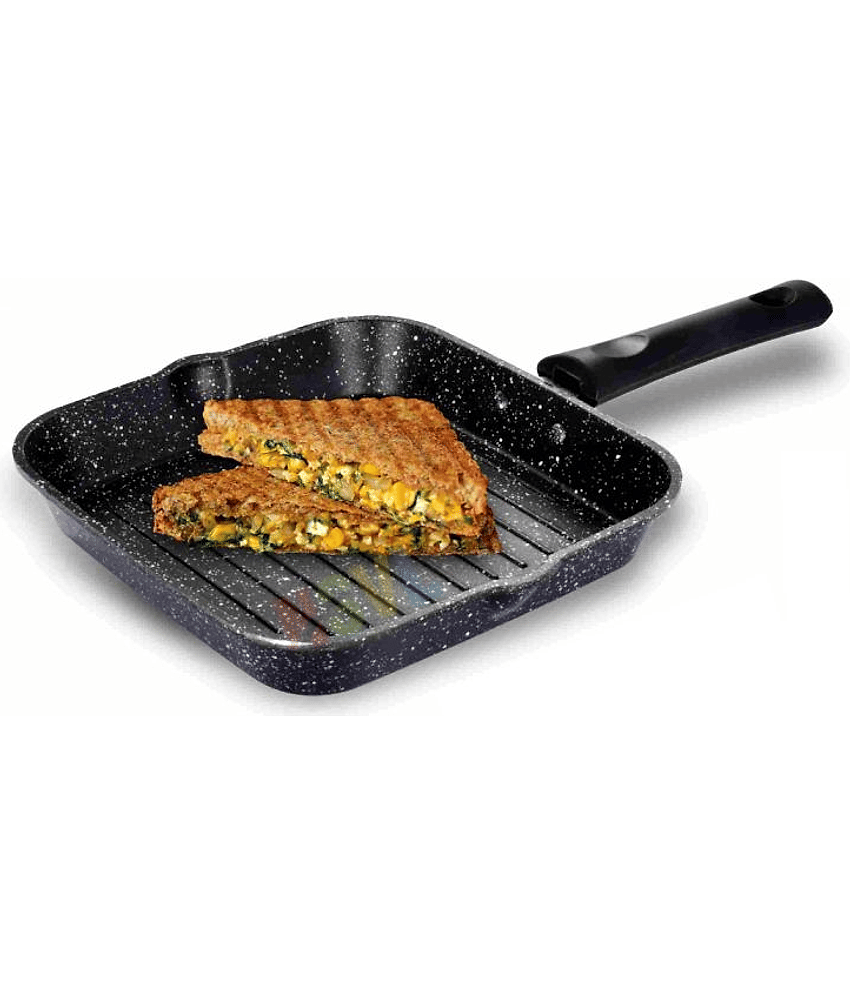 NSVL Aluminium Non-Stick Grill Pan ( Pack of 1 )