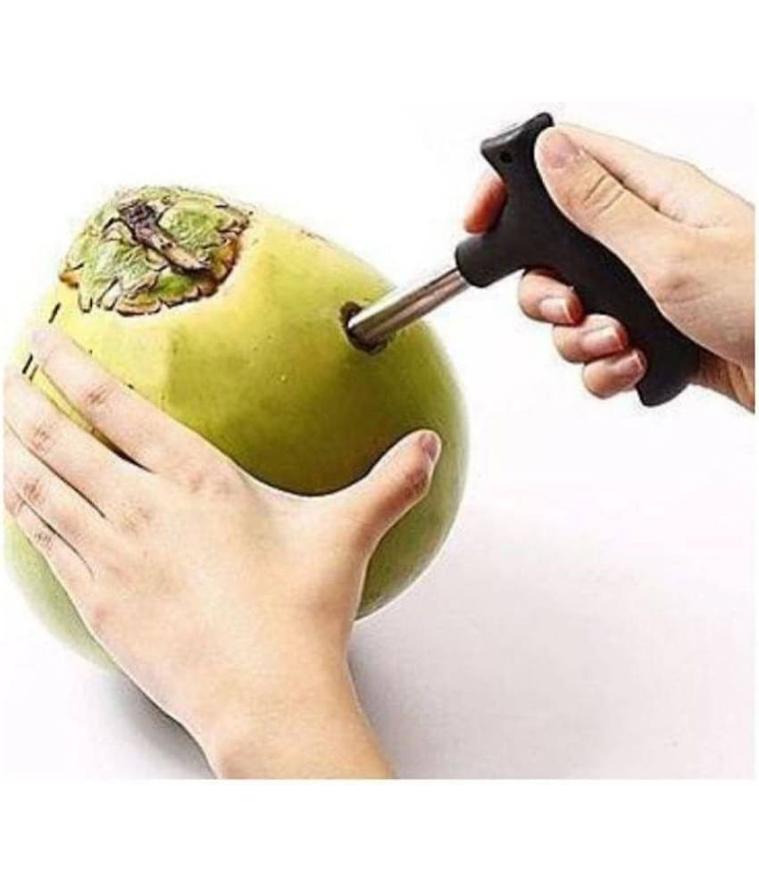 iview kitchenware - Silver Carbon Steel Coconut Peeler ( Pack of 1 )