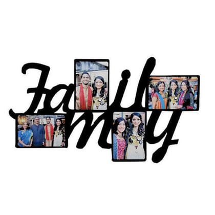 Family 4 Photo Customized Frame