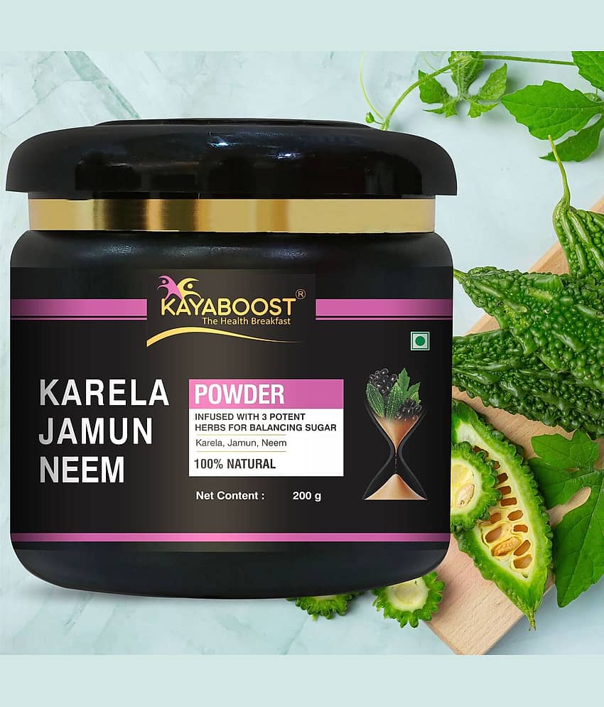 KAYABOOST Neem Karela Jamun Powder for Blood Sugar Powder 200 gm