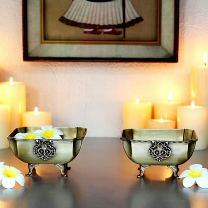 Brass Square Bowl