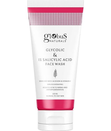 Globus Naturals Hyaluronic acid Vitamin C Face Wash, 100ml