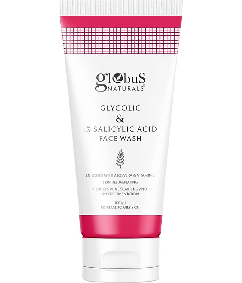 Globus Naturals Hyaluronic acid Vitamin C Face Wash, 100ml
