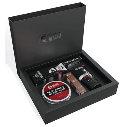 Beardo Boss 5-In-1 Ultimate Grooming Combo Black