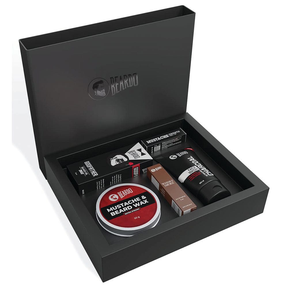 Beardo Boss 5-In-1 Ultimate Grooming Combo Black