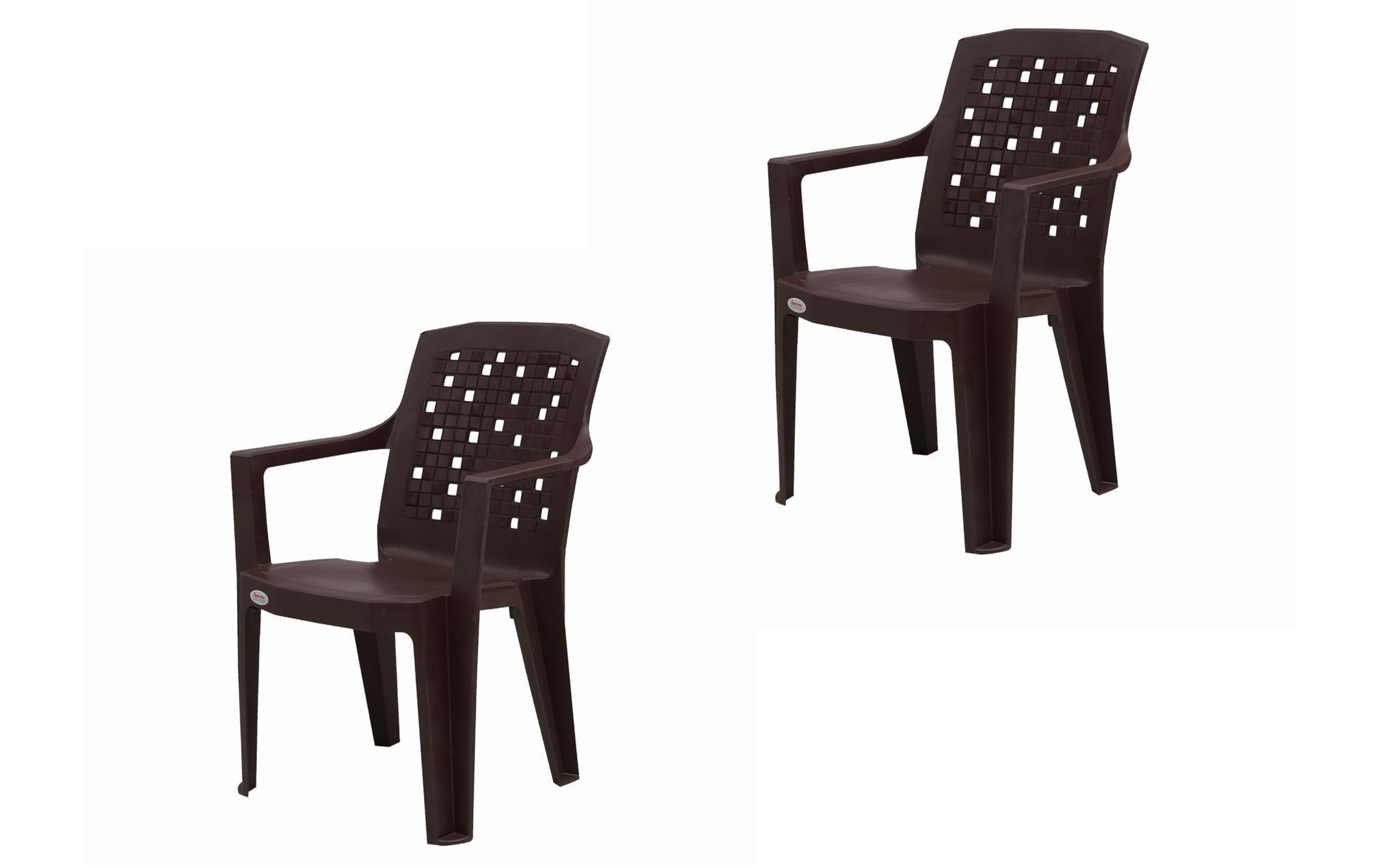 Supreme Furniture Kristella Plastic Armless Stylish Chair Suitable for Home, Office, Hotel, Resort, Restaurant, Indoor and Outdoor