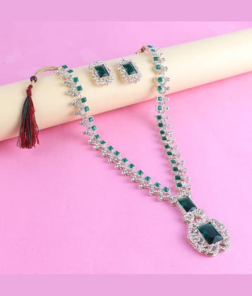 Keviv Green Alloy Necklace Set ( Pack of 1 )