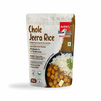 Article’s Chole & Jeera Rice Combo – North Indian Favorite, Ready to Eat, No Preservatives