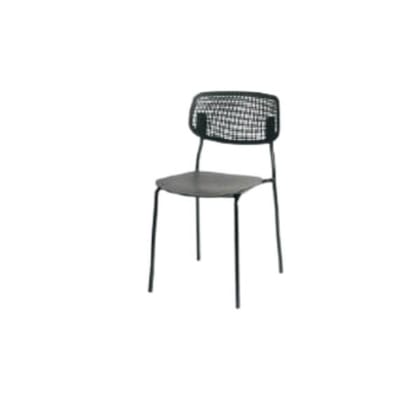 Espresso -  Seat & Perforated Back In Single Peace Virgin Moulded PP With 16 Gaze of MS Pc In Wood Finish (CS-Ace)