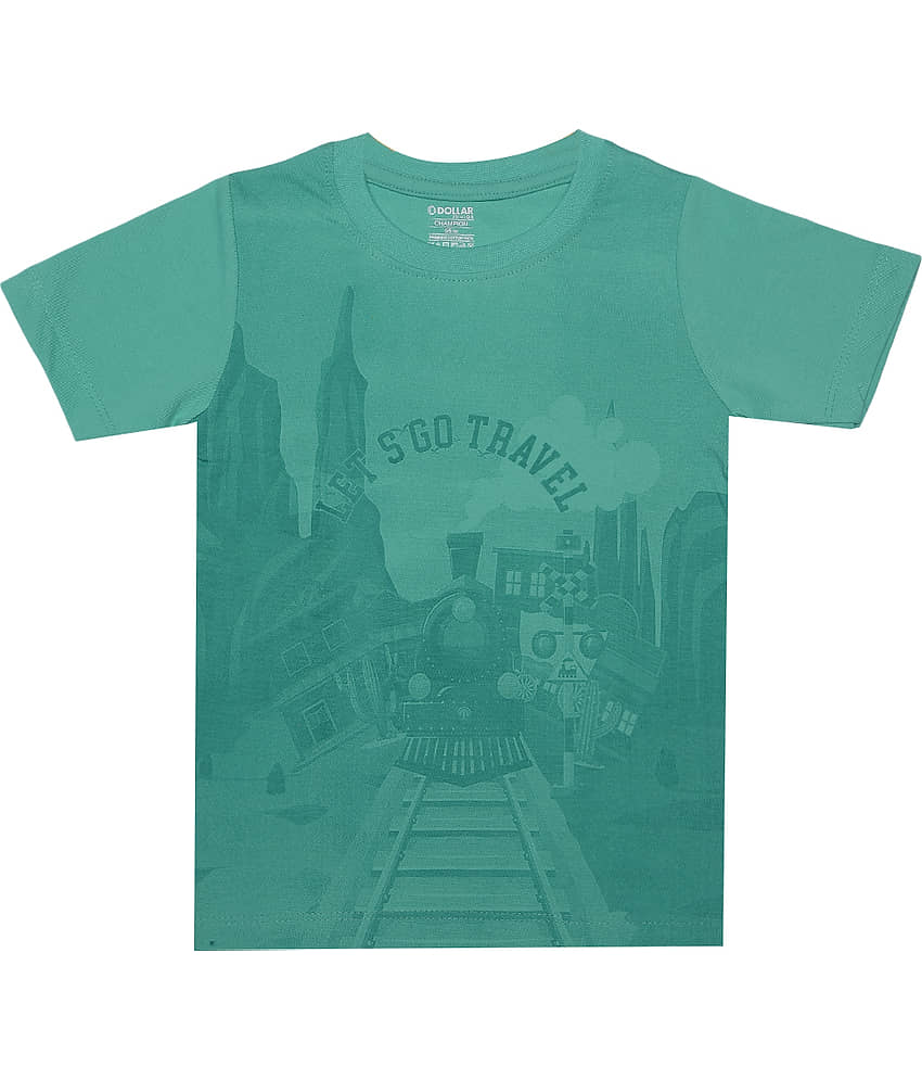 Dollar Champion Kidswear Pack of 1 Boys Cotton T-Shirt ( Multicolor )