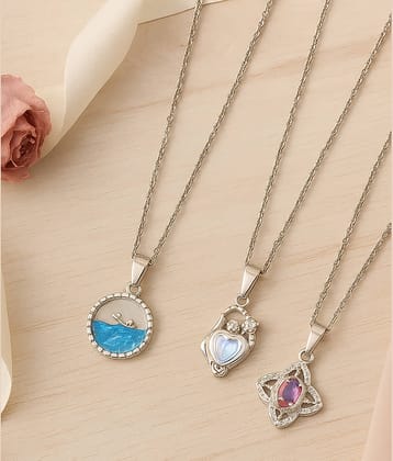 SHANKHRAJ MA LL Silver Pendant ( Pack of 1 )