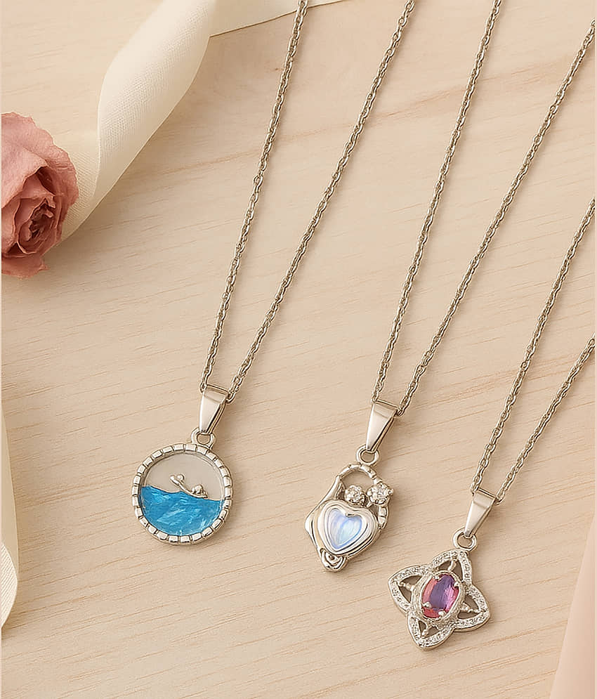 SHANKHRAJ MA LL Silver Pendant ( Pack of 1 )