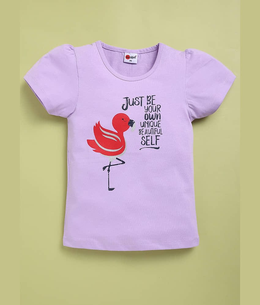 Mars Infiniti Pack of 1 Girls Cotton Top ( Purple )