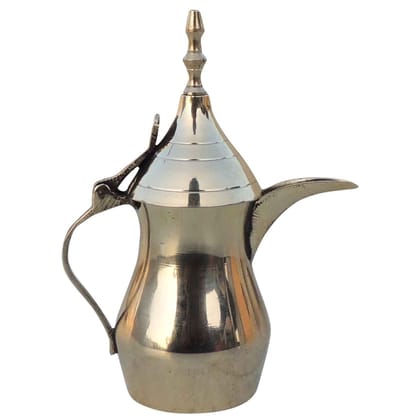 Brass Showpiece Arabic Dallah, Coffee Tea Pot (ZMAS581 B)