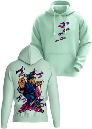 Jojos Bizzare Adventure Hoodie-Mint / S