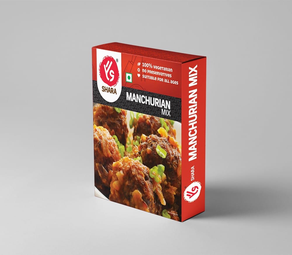 Shara Manchurian Mix (200g) | 100% Vegetarian & No Preservatives | Easy Indo-Chinese Starter
