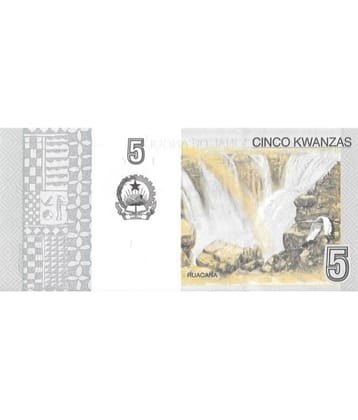 VERY RARE 5 KWANZAS ANGOLA YEAR - 2012 IN TOP GRADE ............