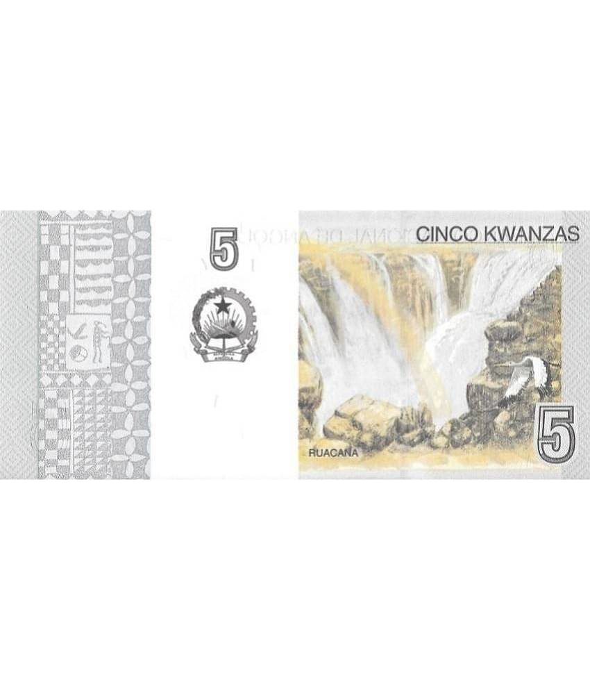 VERY RARE 5 KWANZAS ANGOLA YEAR - 2012 IN TOP GRADE ............
