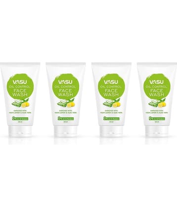 Vasu - Excess Oil Removal Face Wash For Normal Skin ( Pack of 4 )