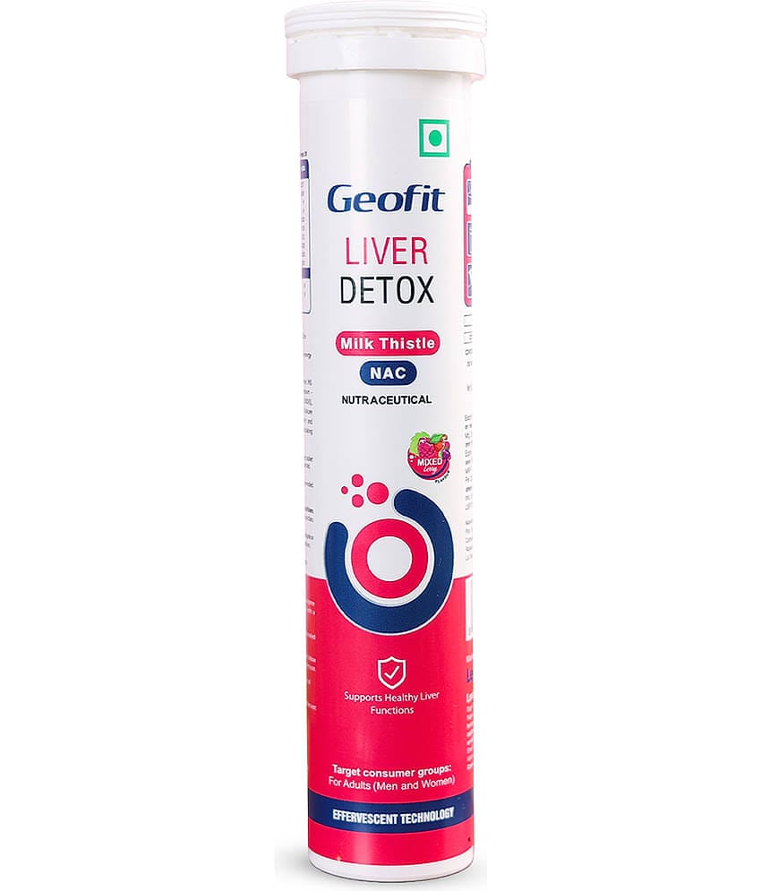 Geofit Liver Detox Tablets for Men & Women _ With Milk Thistle, Dandelion 20 Tablets