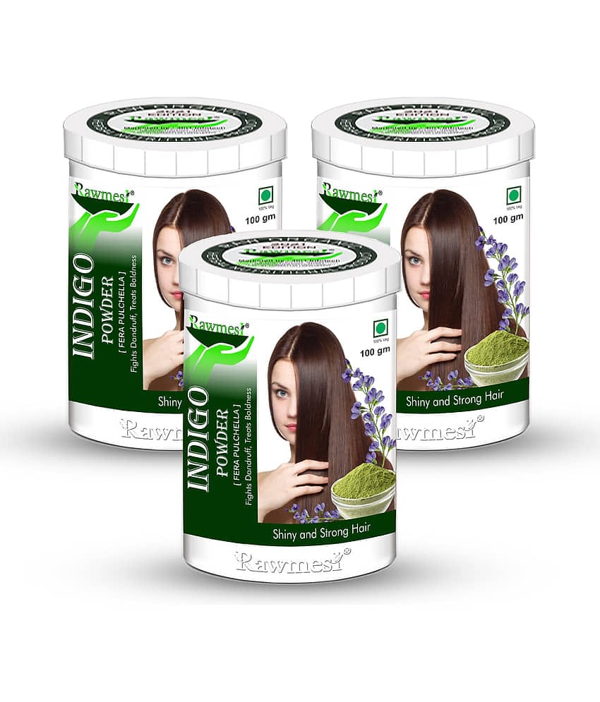 rawmest Natural Indigo Powder Hair Scalp Treatment 300 g Pack of 3