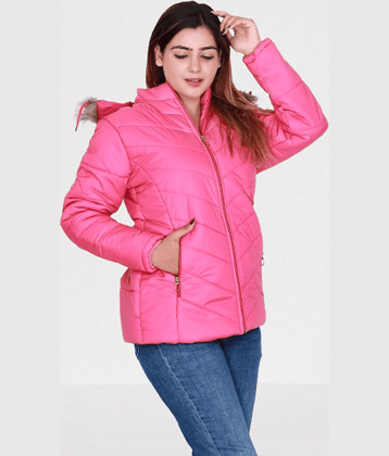 SCOLLER Women Regular Jacket ( Pink )