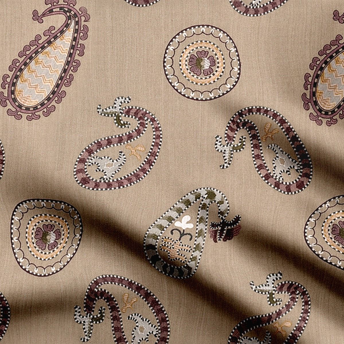 Dot paisley-Cotton
