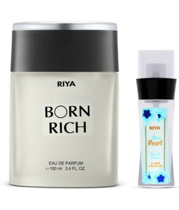 Riya Born Rich Eau De Parfum (EDP) For Unisex 110 ( Pack of 2 )