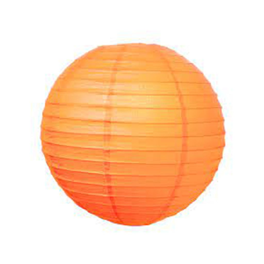 Paper Lanterns Orange 12"-1PC - Party and Festive Needs | Buy online on ZillyBuy