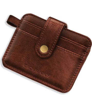 GIOVANNY Tan Faux Leather Men's Short Wallet ( Pack of 1 )
