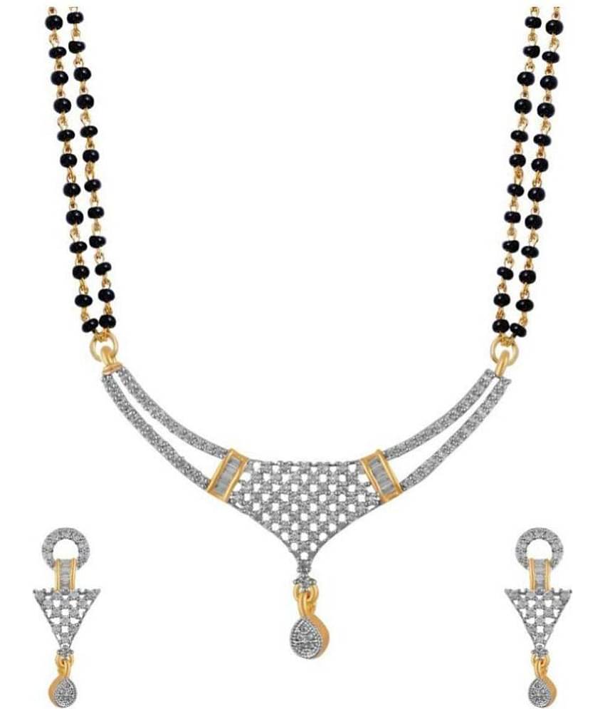 Navya - Golden Mangalsutra Set ( Pack of 1 )