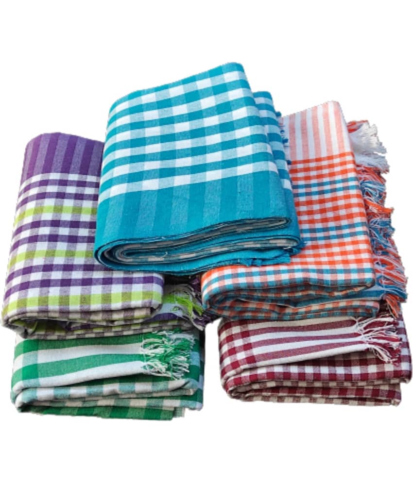 KAKUMANU Set of 5 Cotton Bath Towel Multi