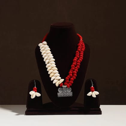 Multicolor - Handmade German Silver Shell Necklace Set 12 Multicolor - Handmade German Silver Shell Necklace Set 12